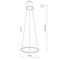 Подвесная люстра Nowodvorski Circolo Led S Black 10813