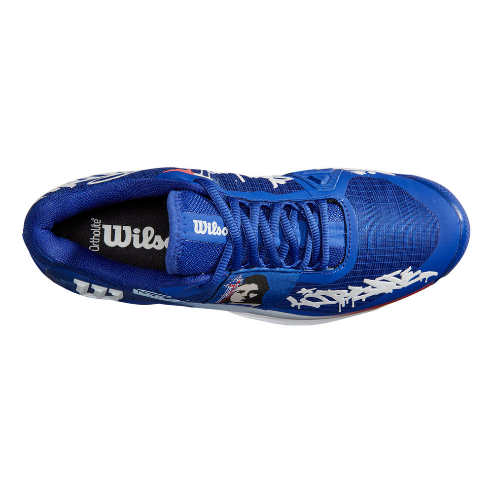 Мужские теннисные кроссовки Wilson Rush Pro 4.0 Hope Paris Clay Court Shoe Men - Blue, White