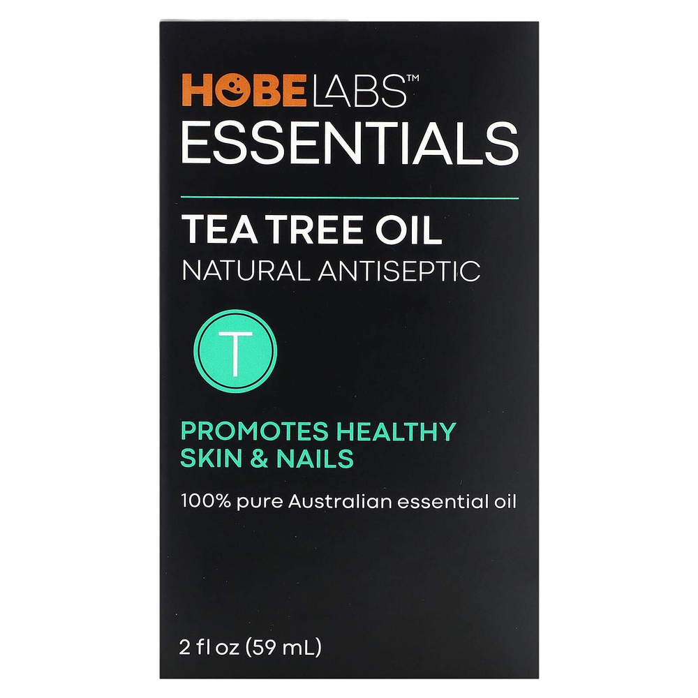 Hobe Labs, Essentials, масло чайного дерева, 59 мл (2 жидк. унц.)