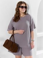 Блузка Вуаль-4 Виотекс СЕРЫЙ