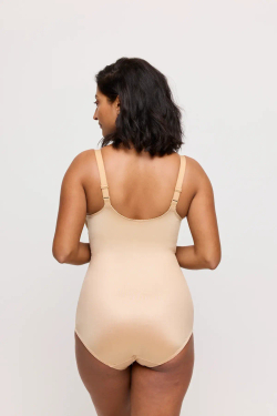 PRIMADONNA SATIN Боди гладкое, бежевый