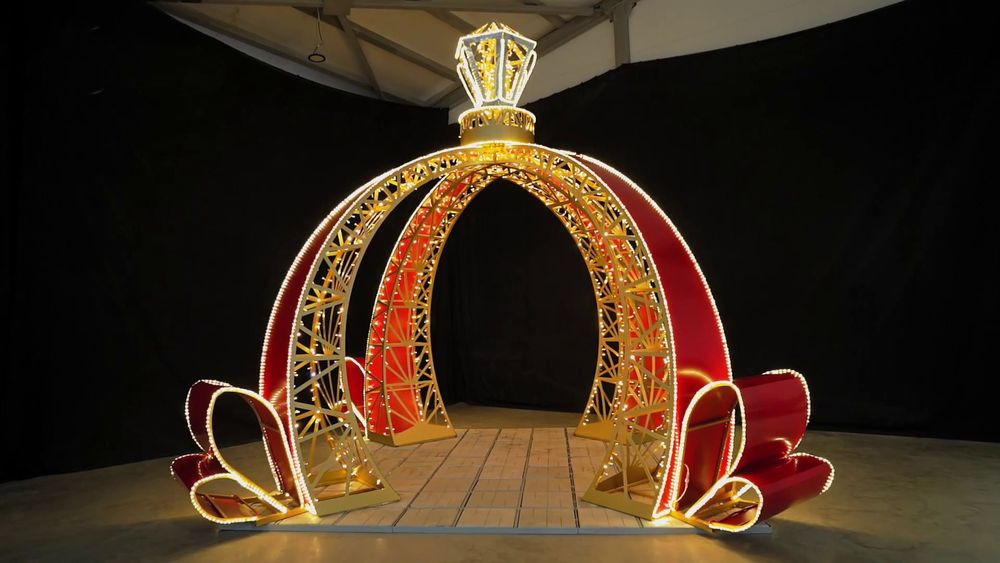 светодиодная конструкция "Царский шатер"