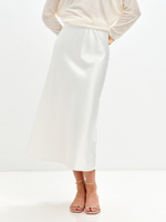 Юбка миди Ellemia белый жемчуг