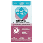 Health and Her, Intimacy +, поддержка нескольких питательных веществ, 60 капсул