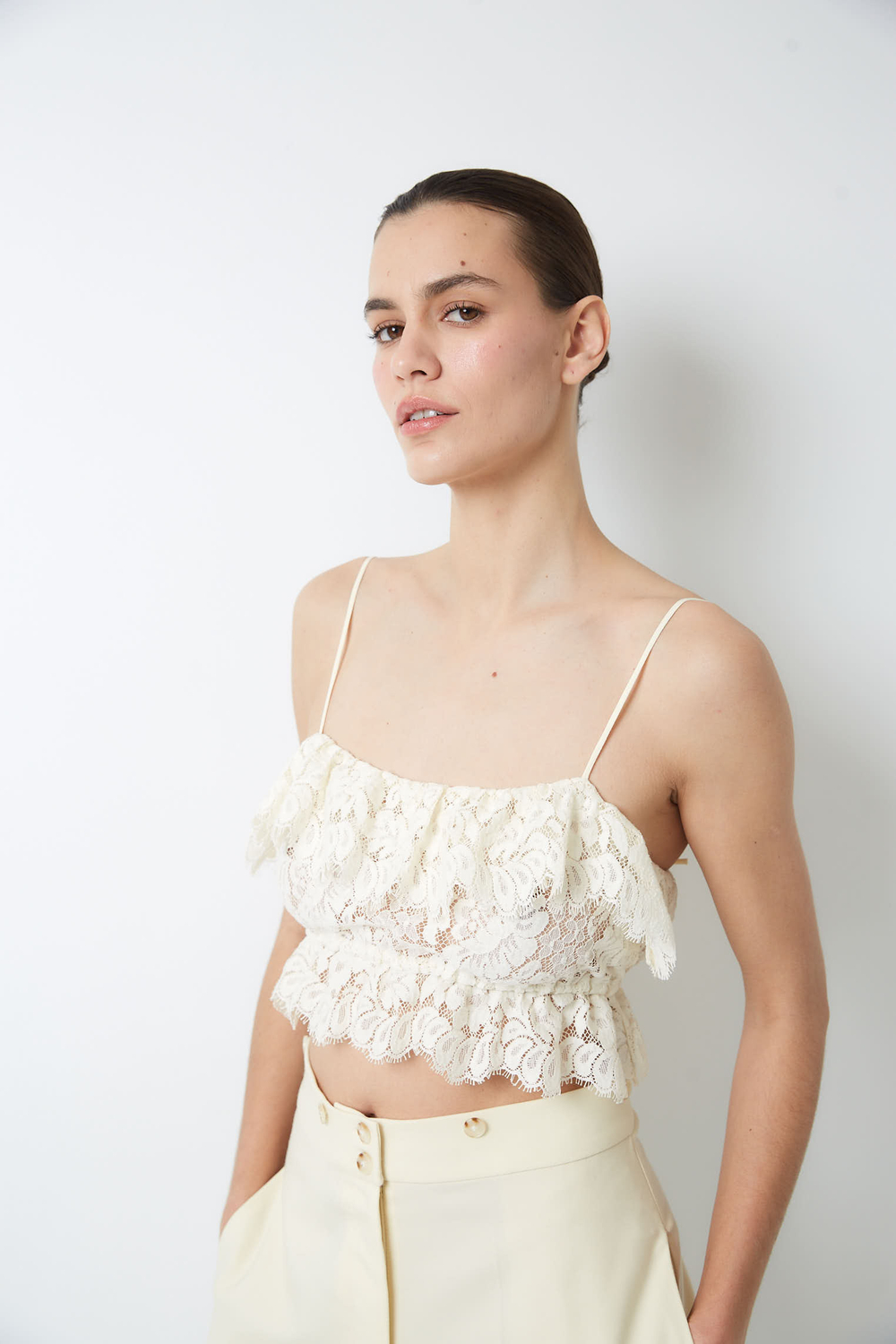 Бралетт из кружева Солстисс сливочное масло