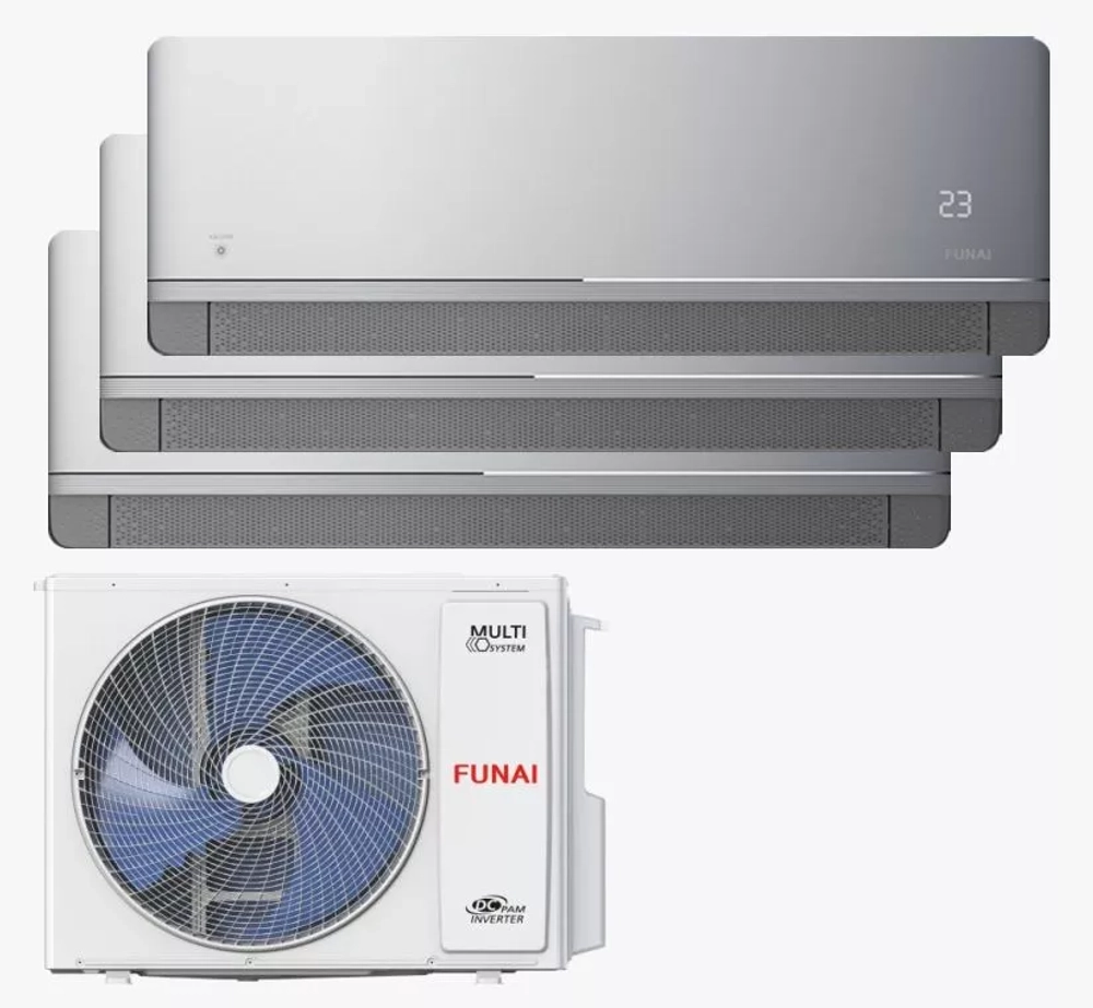 Мульти сплит-система Funai на 3 комнаты (20+20+20 кв.м.) серия KAGAMI