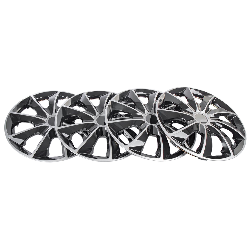 Колпаки R16 Stardust 4шт (серебристо-черные) ABS-пластик ARNEZI A0702023