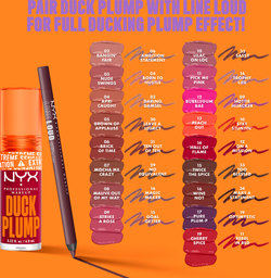 NYX Professional Makeup Duck Plump - Блеск для губ с эффектом увеличения оттенок 17 Pure Plump, 7 ml