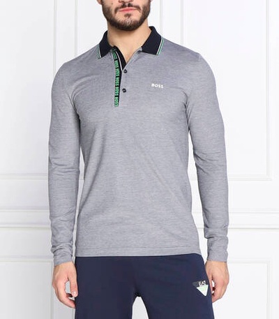 поло pleesy 4 BOSS GREEN - серый(50475649)