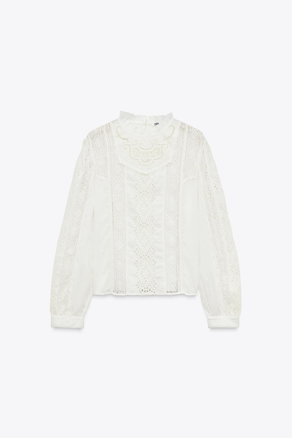 Блуза в романтическом стиле с вышивкой — zw collection