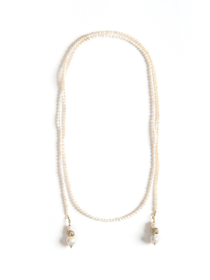 Сотуар из Жемчуга "Long" Gold