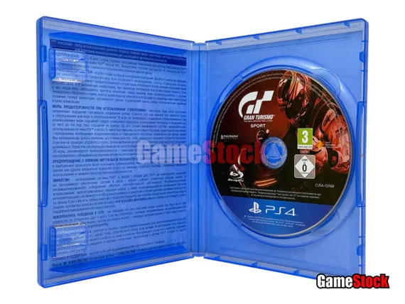PS4 Gran Turismo Sport (с поддержкой PS VR) (Б/У, Полностью на русском языке, CUSA-02168)