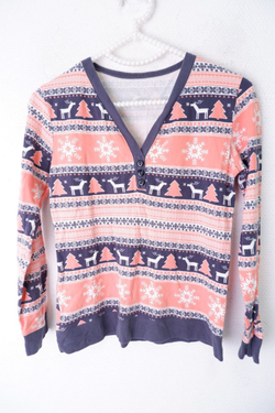 Свитшот с орнаментом на 12/14 лет