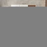 Шкаф Агератум МДФ двухсекционный с стеллажом Лайн керамика (0,27) А10032 матовая - Дуб Сонома 3025  170*60*260