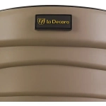 Кашпо для цветов пластиковое 7,5л d-27,1см «Бархан» Мокачино