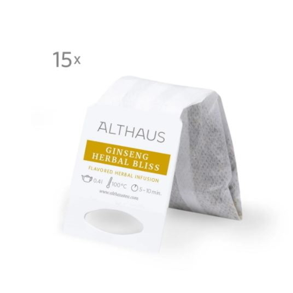 Althaus Ginseng Herbal Bliss Grand Pack травяной чай в пакетиках, 15 шт