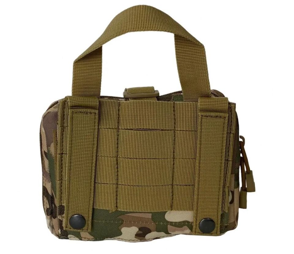 Подсумок тактический медицинский для аптечки 19х16х4 см (мультикам)