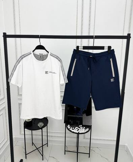 Спортивный костюм Brunello Cucinelli темно-синий