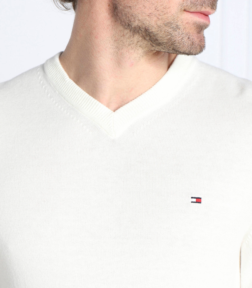 свитер Tommy Hilfiger - кремовый (MW0MW28047)