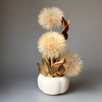 «Волшебные одуванчики» - композиция из стабилизированных цветов и сухоцветов