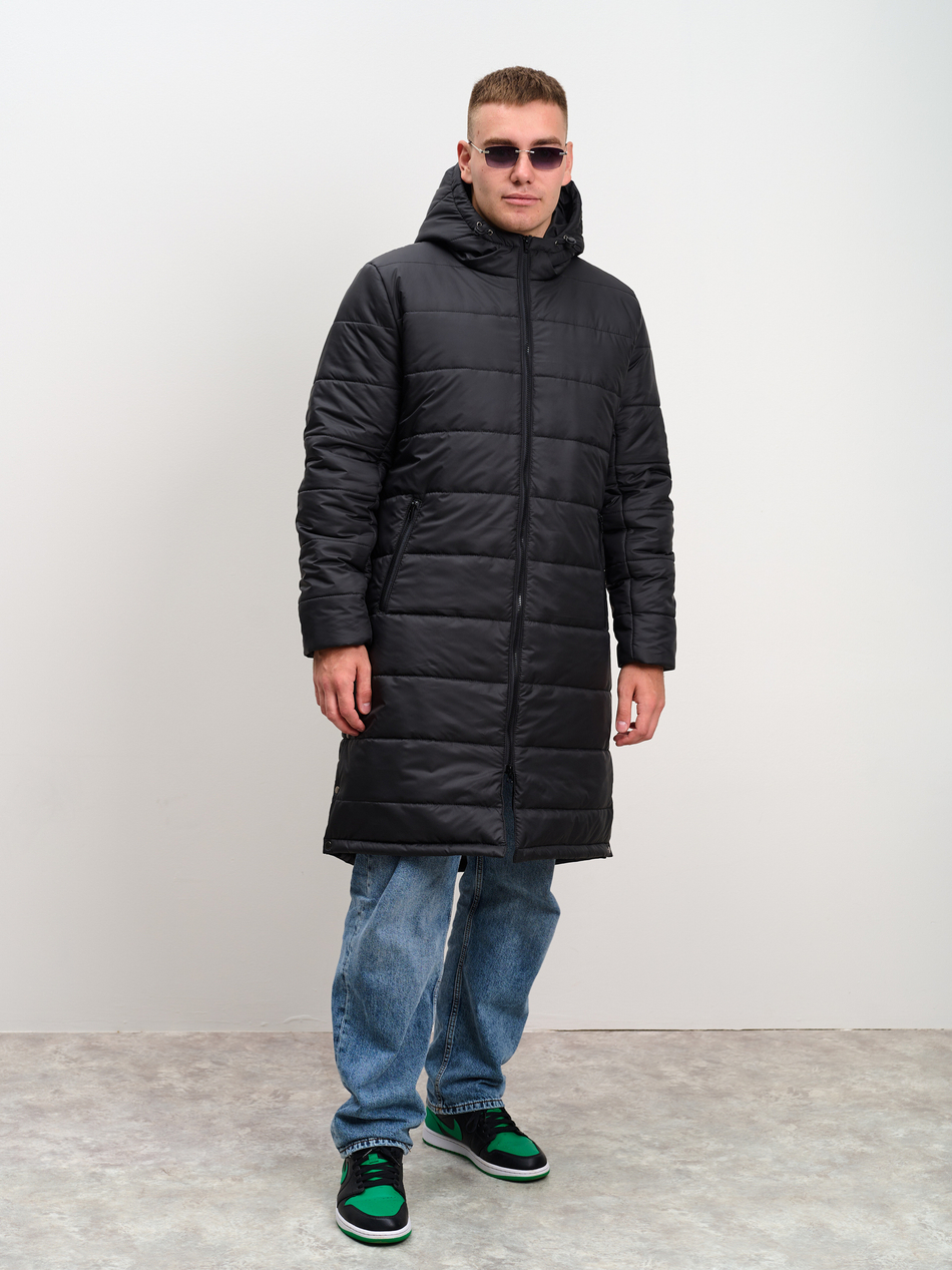 Пальто мужское зимнее "Норвегия" черный