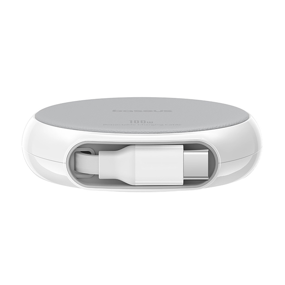 USB-C Кабель Baseus Pathfinder Free2Draw Charging+Data 100W 1m - Moon White