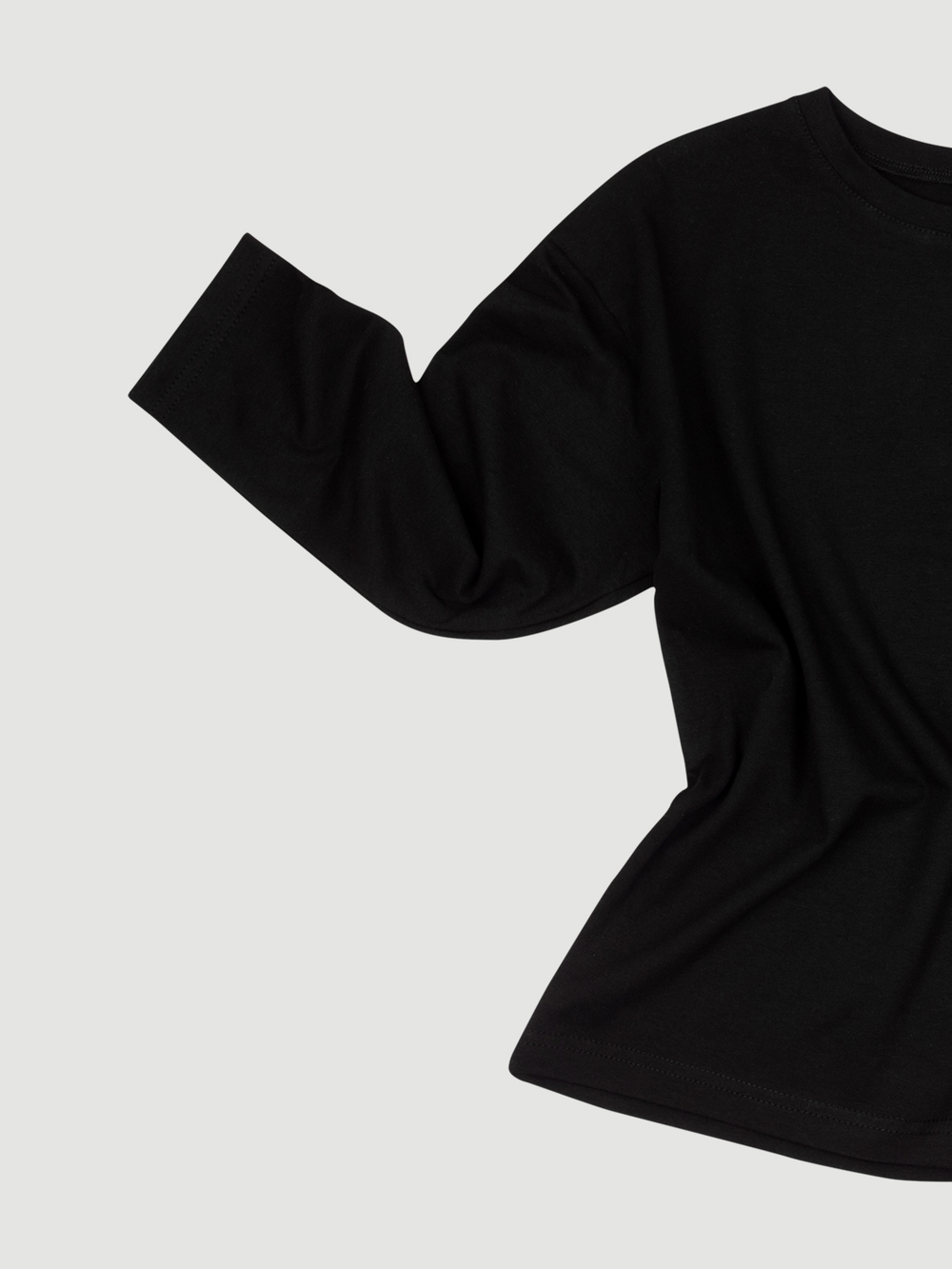 Лонгслив оверсайз Mjölk Black