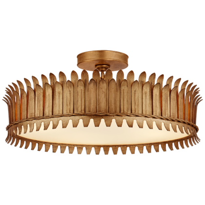 Потолочный светильник Visual Comfort Leslie 21" Semi-Flush