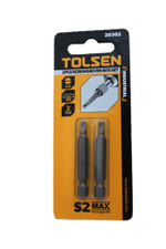 Набор односторонних бит TOLSEN "INDUSTRIAL" 1/4" SL4х0.5х50мм 2шт. 20302