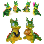 Фигурка «Дракоша Мила с подарком» 5*4,5*4 см, микс