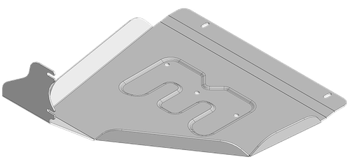 Защита заднего электромотора. 4 мм, Алюминий для Li Auto L9 2024-н.в., Motodor.349914