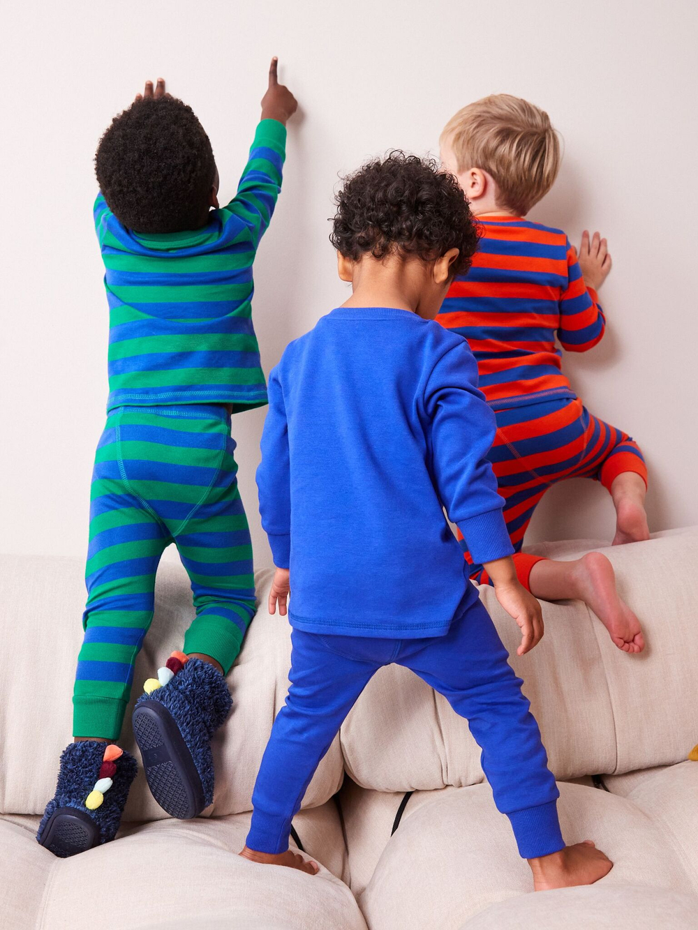 Пижама для мальчика Next 439-326, 3 шт., Синий, Красный, Зеленый