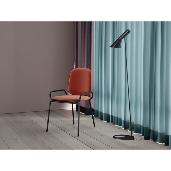 Стул ror, double frame, велюр, черный/темно-красный