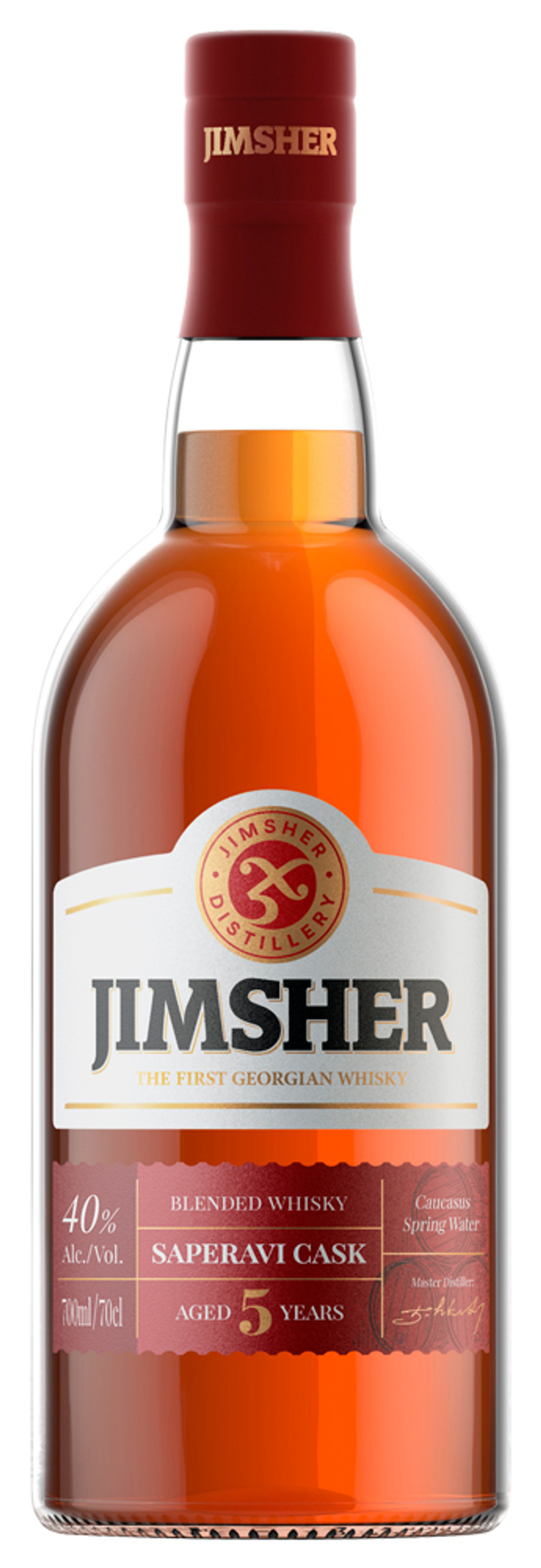 Виски Jimsher Saperavi Cask 40% 0,7л