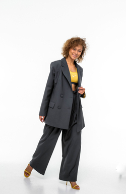 Жакет двубортный