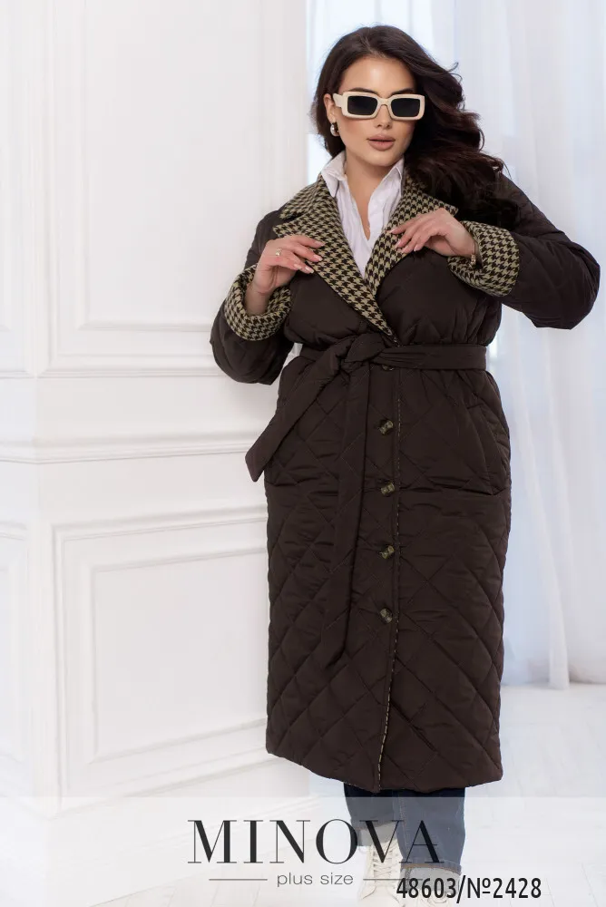Куртка 2428-шоколад Minova