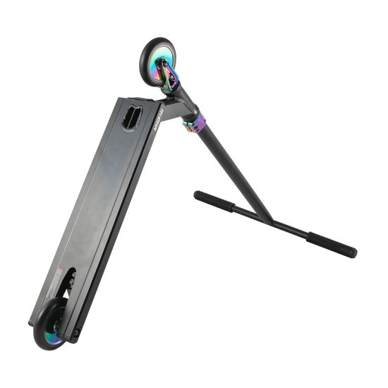 Трюковый самокат Tech Team Old Boy 2021, неоновый хром