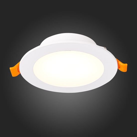 ST212.508.10 Св-к встр. Белый LED 1*10W 3000K/4000K/6000K 850Lm Ra80 110° IP20 D120xH30 220-240V Встраиваемые светильники