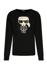 Худи ikonik karl Karl Lagerfeld - черный(210W1820)