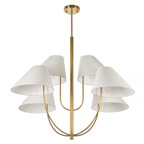 Потолочная люстра на штанге MyFar Lukas MR2390-6C