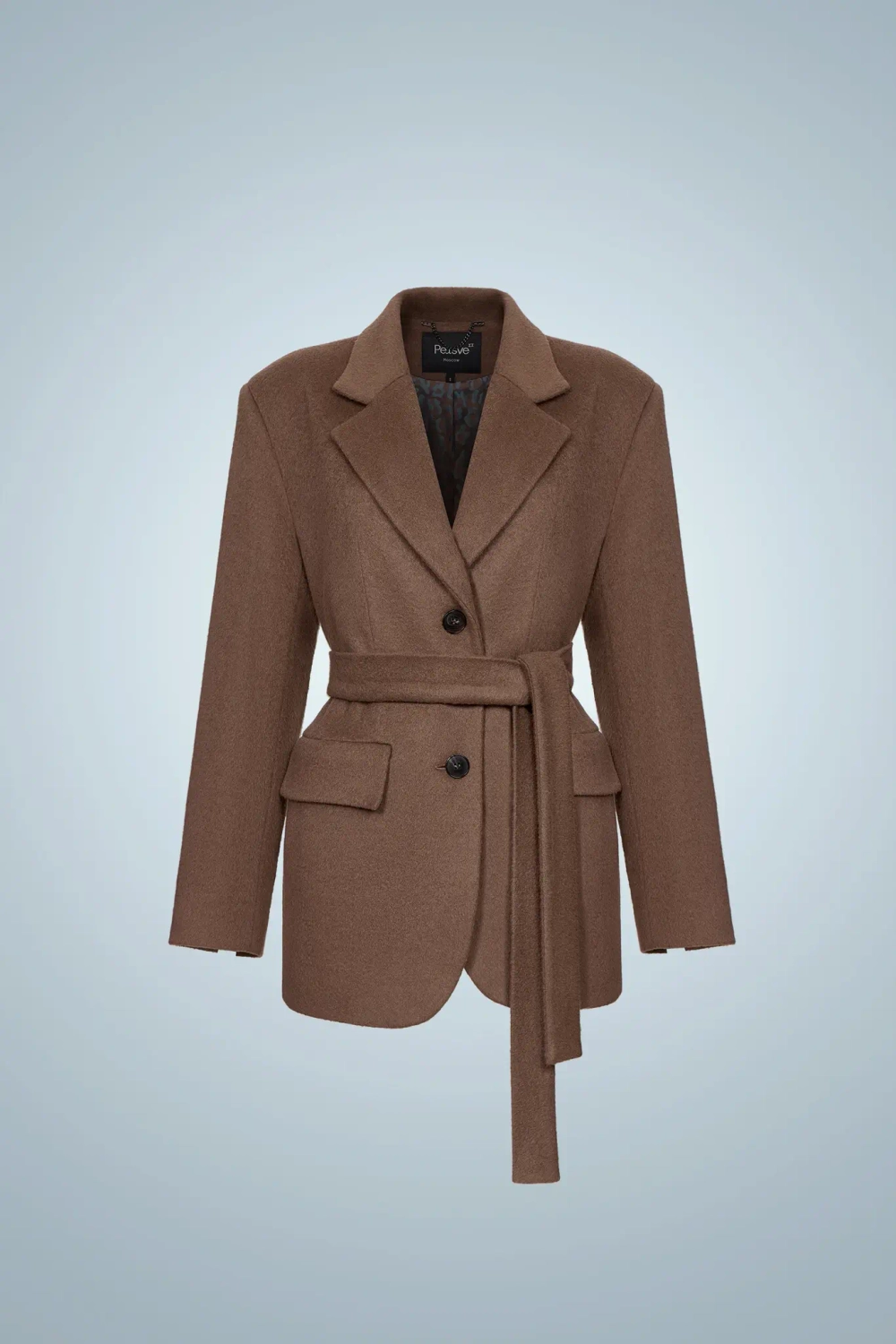 Полупальто из шерсти альпаки