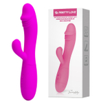 Вибромассажер Pretty Love Snappy, перезаряжаемый, 30 режимов вибрации (Цвет: Розовый)
