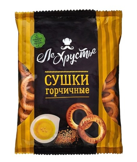 Сушки "ЛеХрустье" Горчичные 200г. Витебск