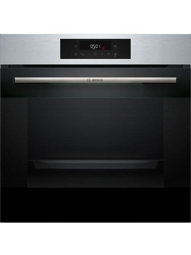 Электрический духовой шкаф BOSCH HJG852YS0, 60 см, 8 режимов, гриль, конвекция, нержавеющая сталь