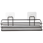 Полка подвесная 25*11,5*4,5см "Black" на самоклеящейся основе