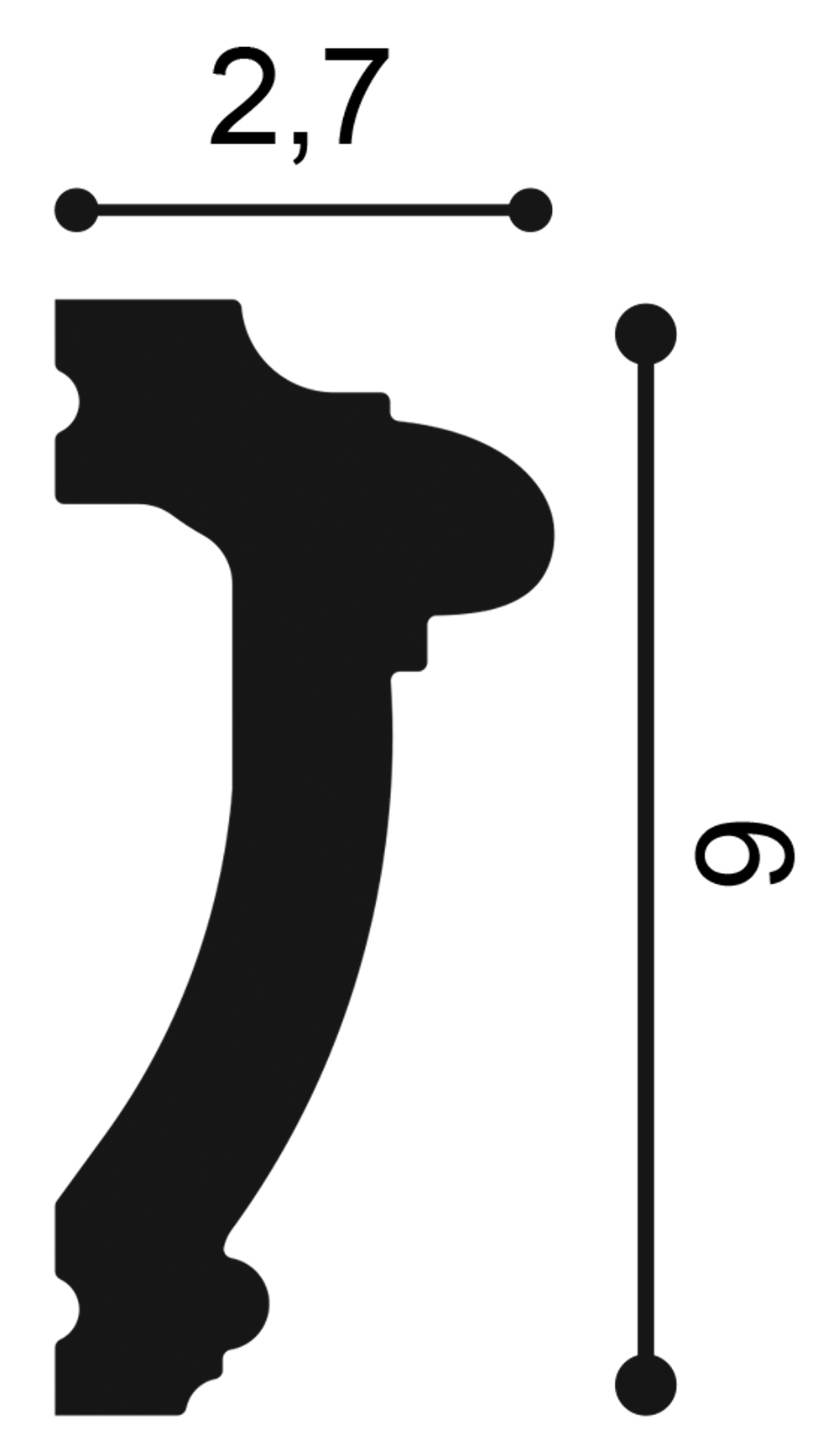 Молдинг PX113
