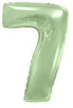 FM Шар 40'' / 102 см "Цифра 7" Мятный Макарунс (БГ-60)