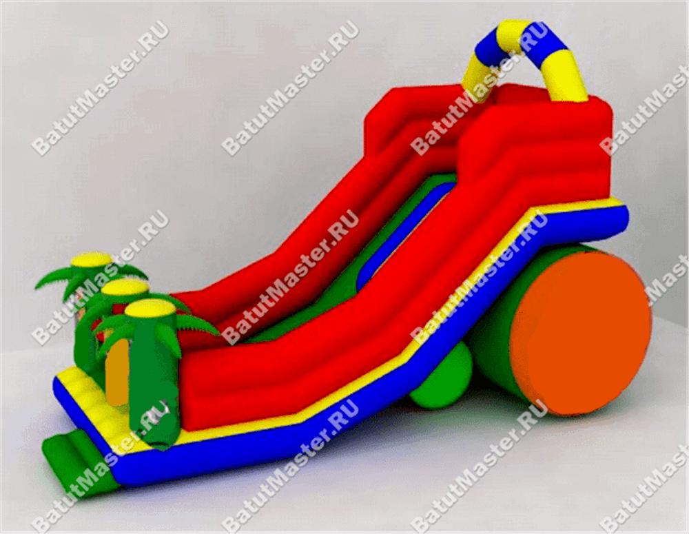 Надувной батут-горка "Прокатись"