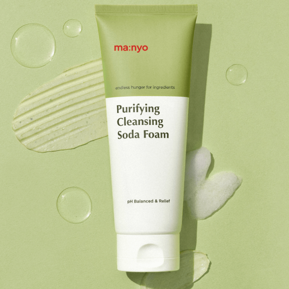 Manyo Purifying Cleansing Soda Foam успокаивающая пенка для умывания с содой