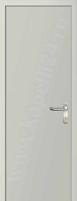 Дверь влагостойкая пластиковая KAPELLI multicolor ДГ RAL 9010 Белый + коробка